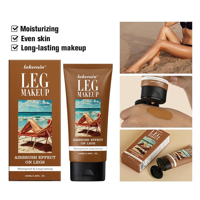 Waterproof Leg Makeup Lotion, Long Lasting Leg Makeup Cream, Transfer Proof Lotion, Beauty & Personal Care Product for Women & Girls