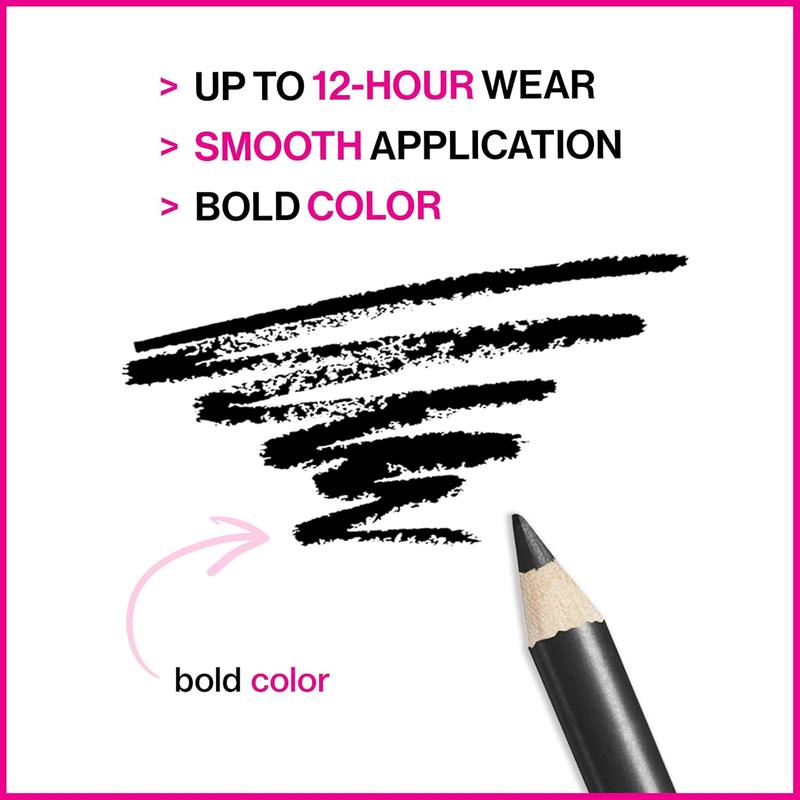 wet n wild Color Icon Kohl Eyeliner Pencil, Hyper-Pigmented, Smooth Application, Long-Wearing Matte Finish, Cruelty-Free & Vegan