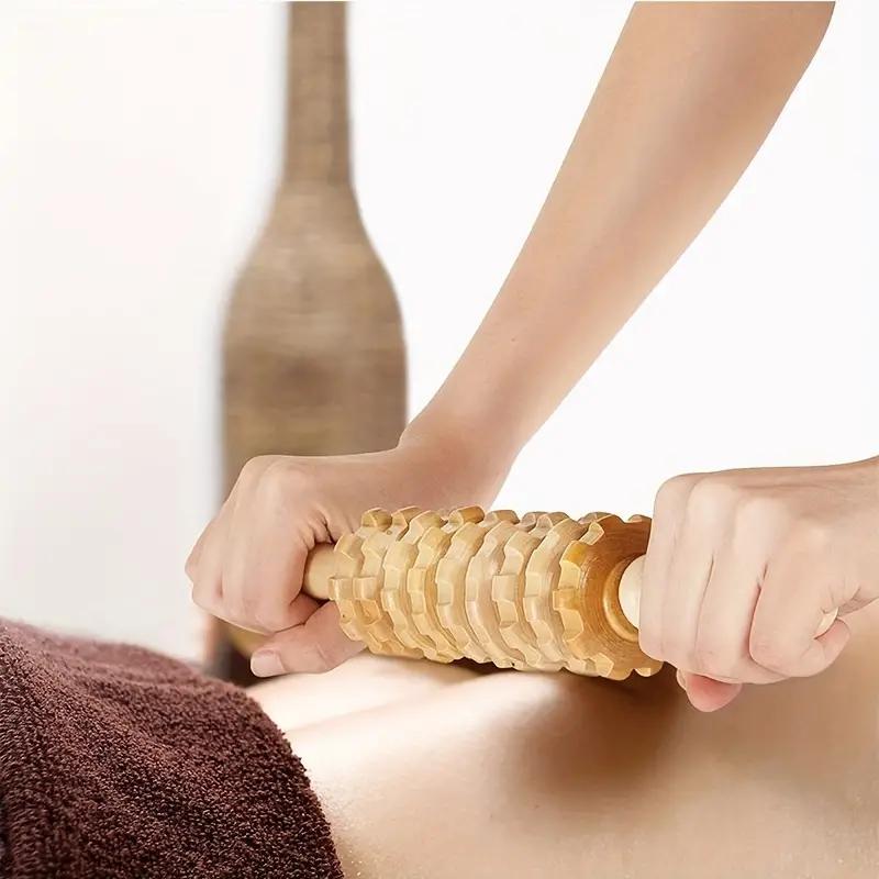 Wooden Massage Tool Set, 3 Counts Manual Massage Tool for Body Shaping & Scraping, Suitable for All Body Men and Women