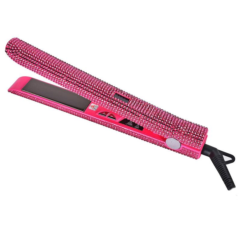 Electric Curling Iron, Hair Care Curler Rod, Rechargeable Hair Straightening Flat Iron, Fast Heating Hair Straightener Brush, Silk Press