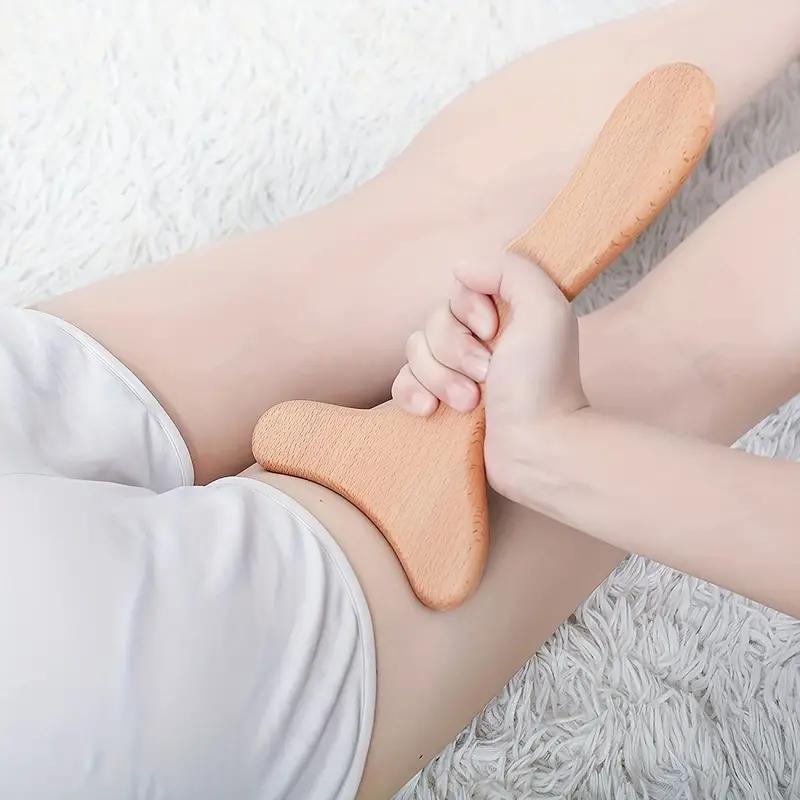 Wooden Massage Tool Set, 3 Counts Manual Massage Tool for Body Shaping & Scraping, Suitable for All Body Men and Women