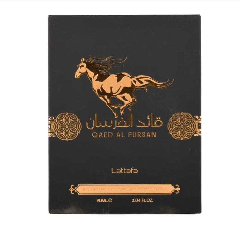 Lattafa Perfumes Qaed Al Fursan for Unisex Eau de Parfum Spray, 3 Ounce