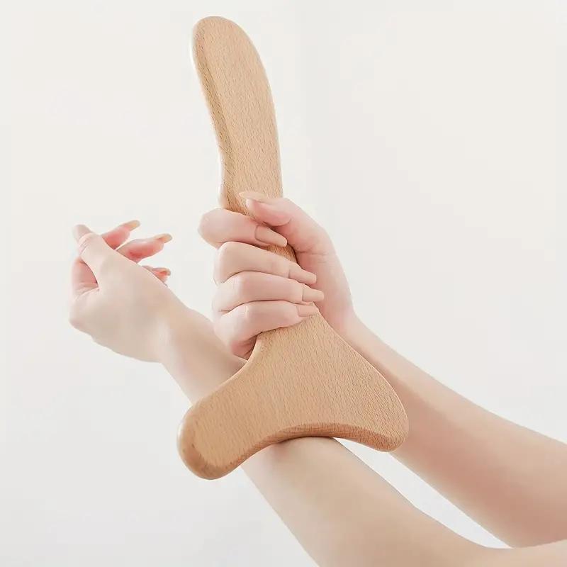 Wooden Massage Tool Set, 3 Counts Manual Massage Tool for Body Shaping & Scraping, Suitable for All Body Men and Women