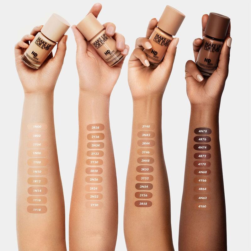 HD Skin 24-Hour Longwear Foundation for Natural Matte Finish - Lightweight