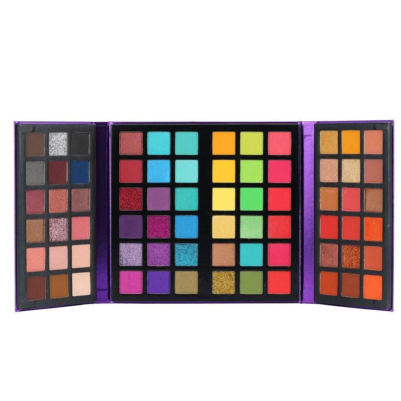 Unleash Your Creativity with 72 Colors Ultra Secret Eyeshadow Palette! 4 in 1 Color Board with Matte, Shimmer, Glitter, and Nude. Natural All In One Makeup Palette. Blendable and Pigmented. Make Up Eye Shadow Pallet Gift Kit for a Stunning Look.