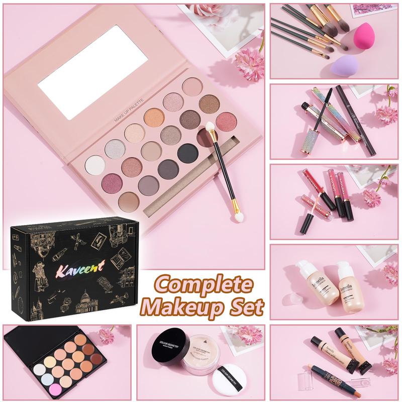 Makeup Kit Makeup Sets for Teens Makeup kits for Women Teenagers Make up Eyeshadow Palette Foundation Concealer Lipgloss Makeup Kit for Women Full Kit