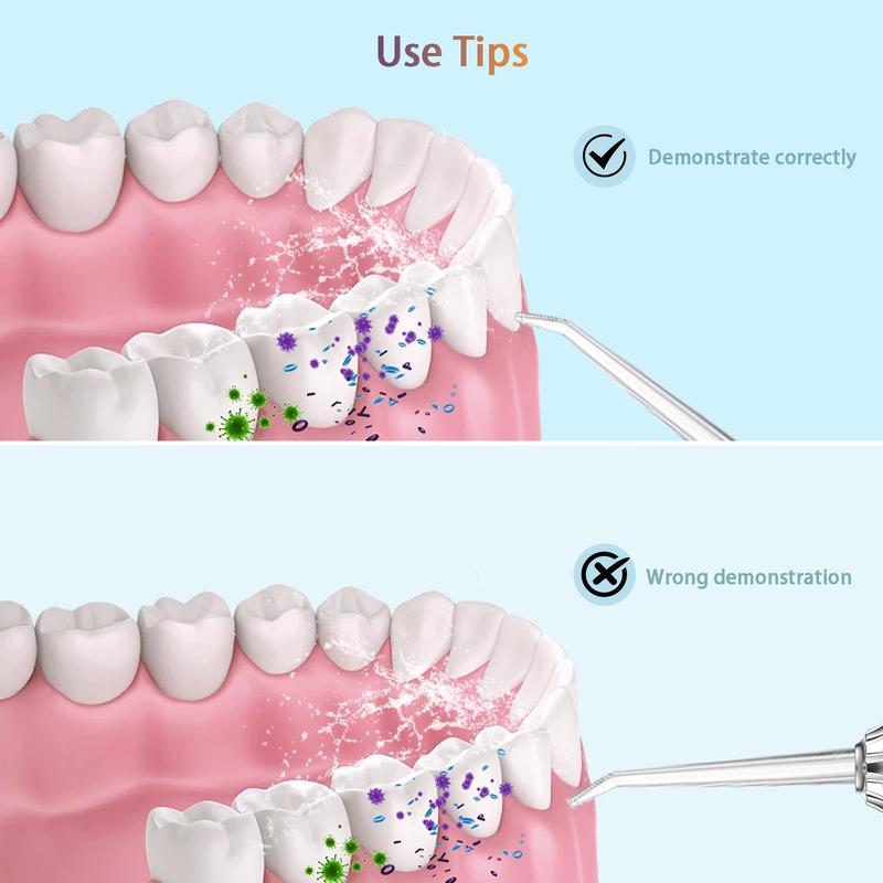 Water Flosser for Teeth, Rechargeable, 3 Modes, IPX7 Waterproof, Perfect for Travel & Home Use