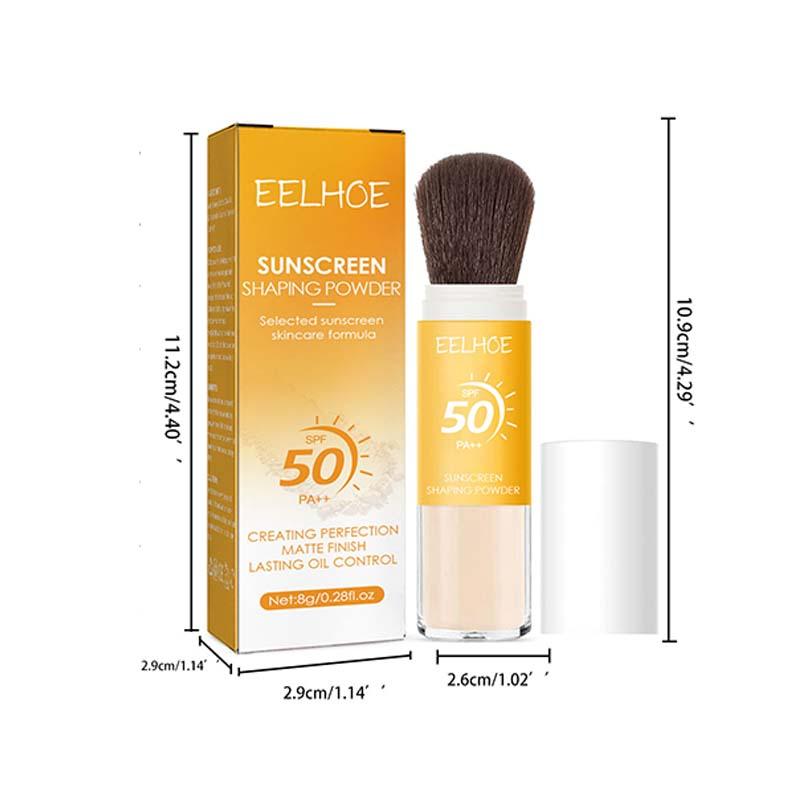 Long Lasting Sunscreen Powder, Oil Control Makeup Setting Powder, Waterproof & Sweatproof Makeup Setting Powder, Makeup Accessories for Women & Girls