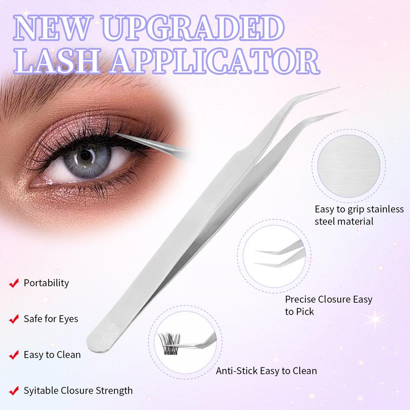 Lash Clusters Eyelash Extension 60Pcs Natural Lash Clusters DIY Individual Lashes Bond and Seal Makeup Synthetic