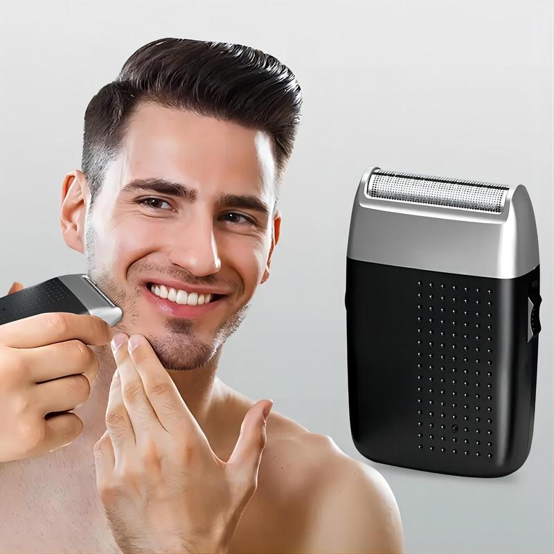 Rechargeable Electric Shaver, 1 Box Waterproof USB Charging Electric Beard Trimmer For Men, Electric Hair Clipper Shaving Kit Wet Dry Use, Comfort Gift For Fathers Day