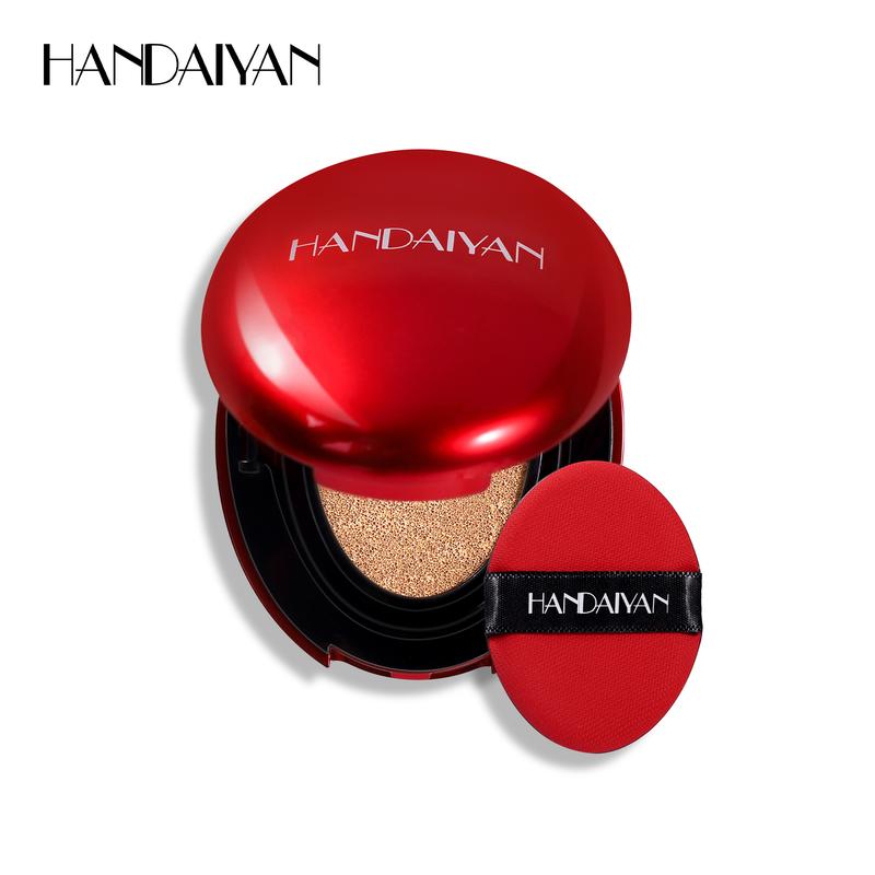 HANDAIYAN Red Cushion Foundation Mask Fit, Full coverage, Weighless, Skin fit, Satin Glow, Korean cushion foundation