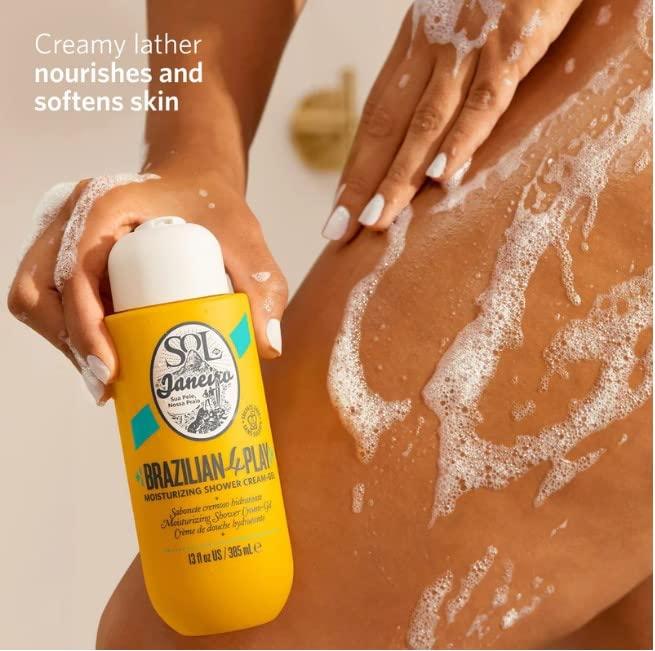 SOL DE JANERIO Brazilian Play Gel Wash Bottle Body Moisturizing Cream Gel 3 oz  90 mL