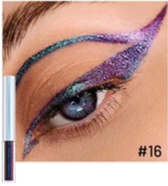 Cameleon Chrome Liquid Eyeliners by Flex Beauty Cosmetics Lipliner Makeup