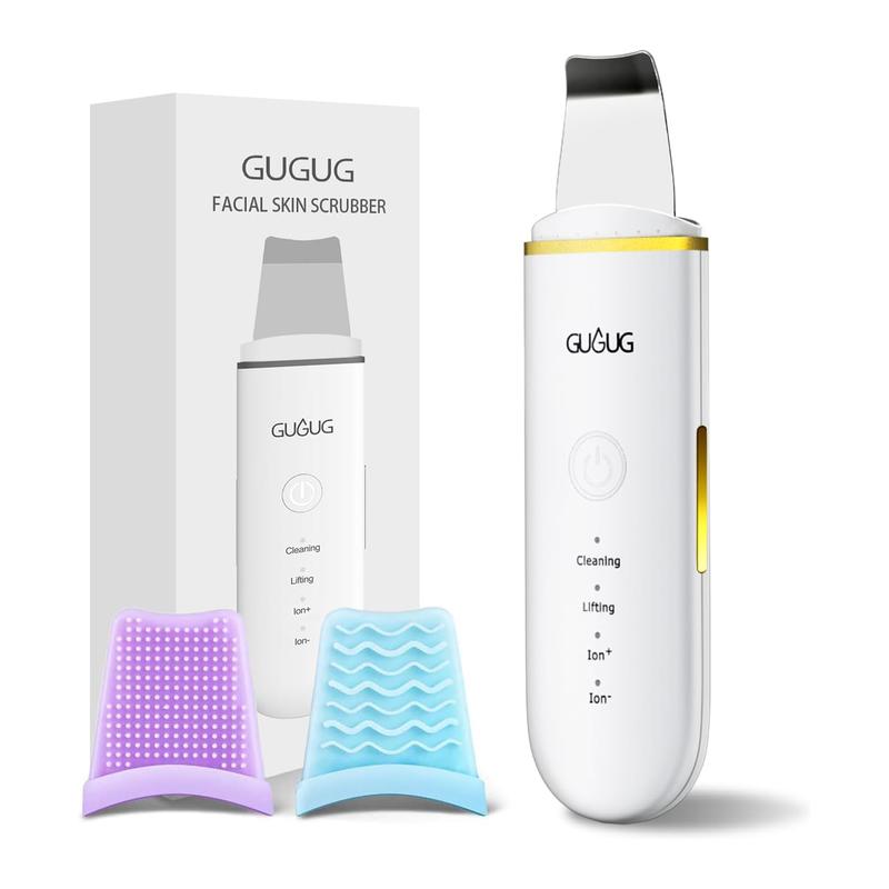 GUGUG Skin Scrubber Face Spatula Gentle Silicone & Painless, Pore Deep Blackhead Remover, Comfort Skin