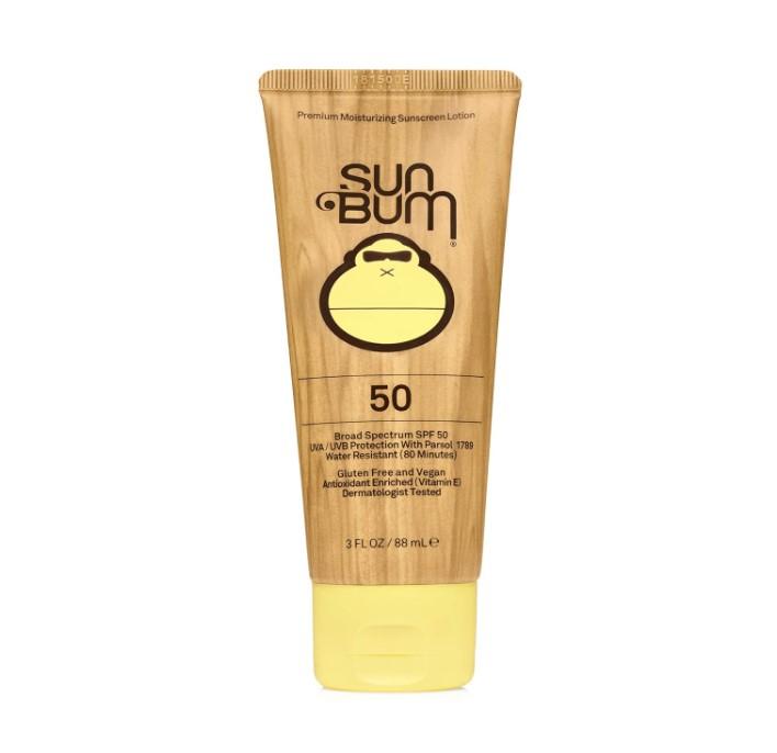 Sun Bum Original SPF 50 Sunscreen Lotion | Vegan and Hawaii 104 Act Compliant (Octinoxate & Oxybenzone Free) Broad Spectrum Moisturizing UVA UVB Sunscreen with Vitamin E | 3 oz