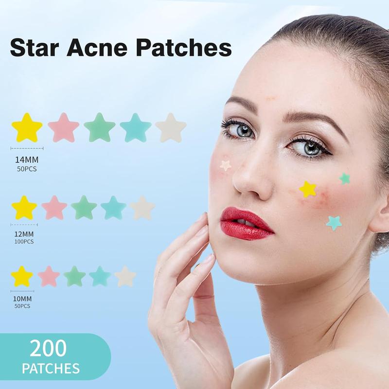 Hydrocolloid Acne Patches, 240pcs box Invisible Blemish & Pimple Cover, Fragrance-free for All Skin Types Acnes Patches, Acne Gel