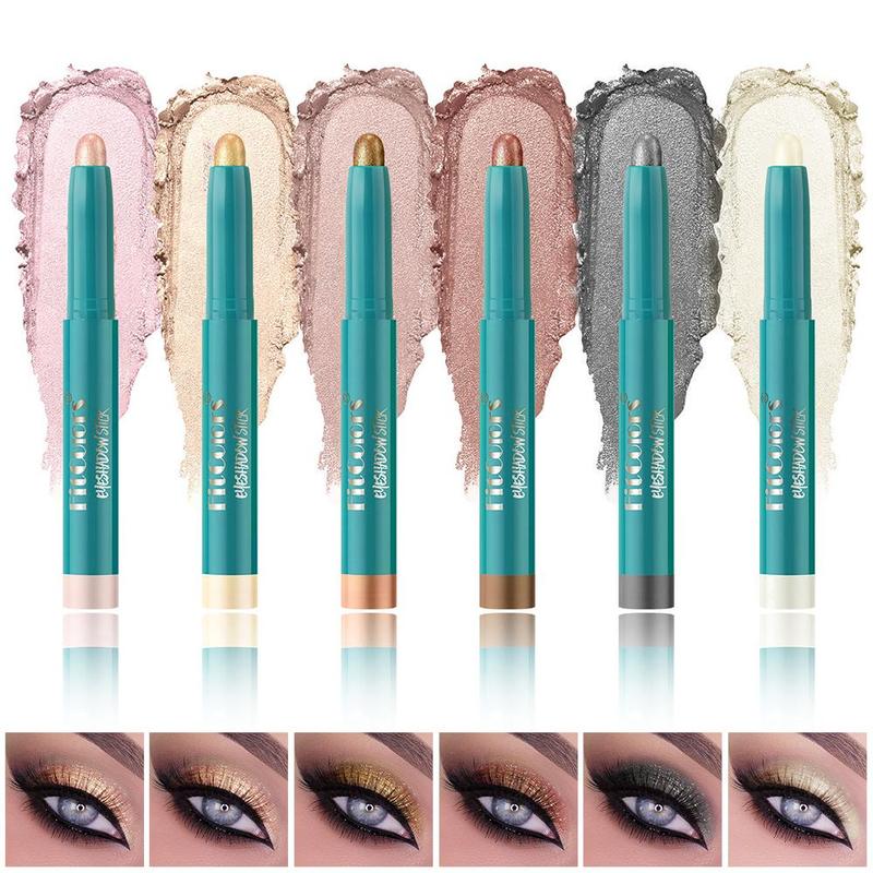 Long Lasting Eyeshadow Pen, 1 Count Waterproof Multifunctional Highlighting Contouring Stick, Professional Eye Makeup Tool for Women & Girls