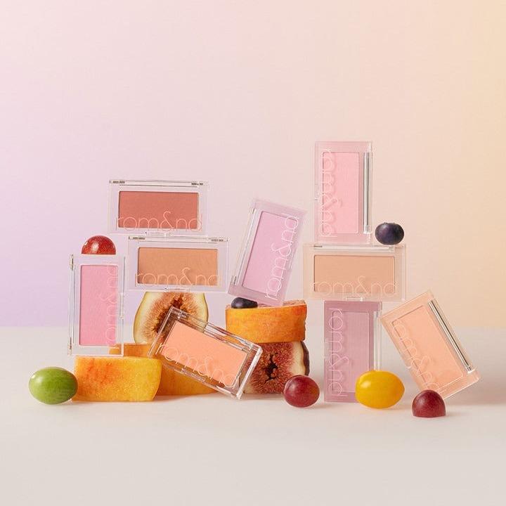 [rom&nd Official Shop] rom&nd Better Than Cheek 35g, Natural Color Blush, Non cakey, Represent Silky & Smooth Skin Apricot Blueberry