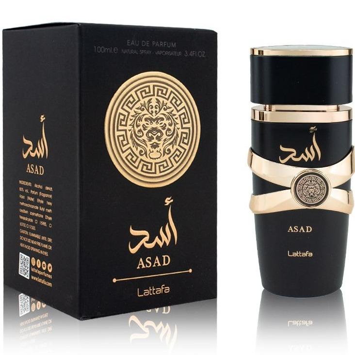 Lattafa Perfumes | Asad Unisex Fragrance - 3.4 oz - Black Pepper, Pineapple, Coffee, Patchouli, Iris, Amber, Vanilla, Dry Woods, Benzain, Labdanum