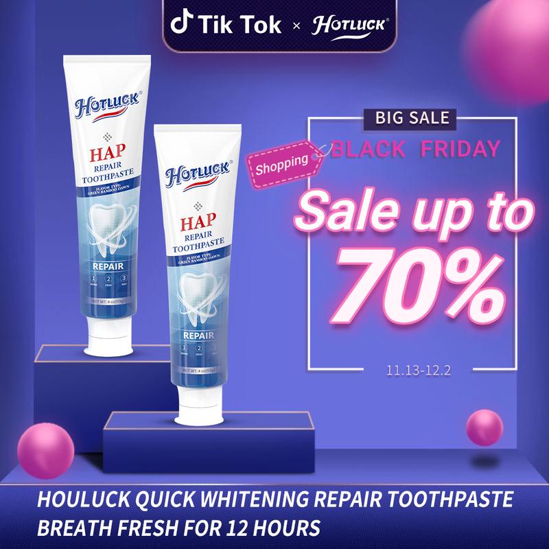 Hotluck HAPToothpaste: Enhanced FormulaBalances The Oral Microbiome, Removes StainsAnd Provides Long-lasting Fresh Breath. Charcoal Restore