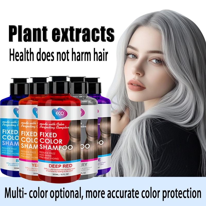 ECO Fixed Color Shampoo for Red Hair 300ml 10.144 oz - Suitable for Blonde, Silver, and Gray Hair Keeps Your Hair Red for Longer Conditioner Coconut Haircare christmas 2024 ornament