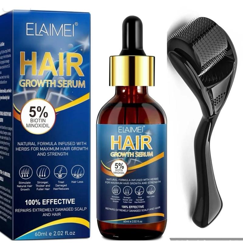 Hair Growth Oil with Minoxidil 5% Hair growth oil and beard growth serum rapid growth , can be used for hair and beard biotin oil