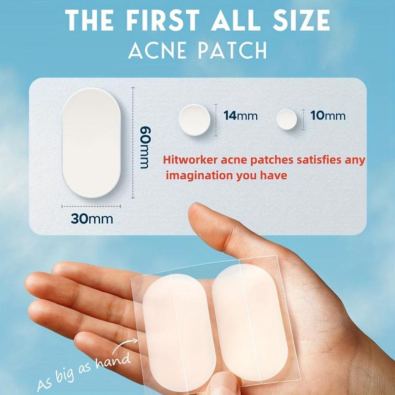 Hydrocolloid Pimple Patches, Round & Polygon Shaped Acne Patches, Gentle & Non-irritating Facial Skin Care Products