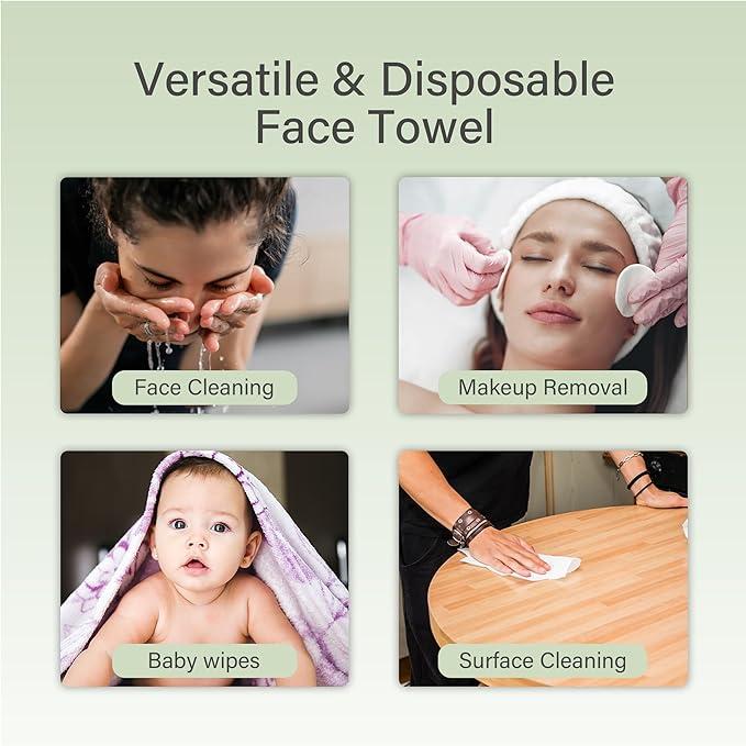 Unifree Facial Towels I Towelettes I 16-Pack Value Pack, Skincare, Comfort, makeup remover