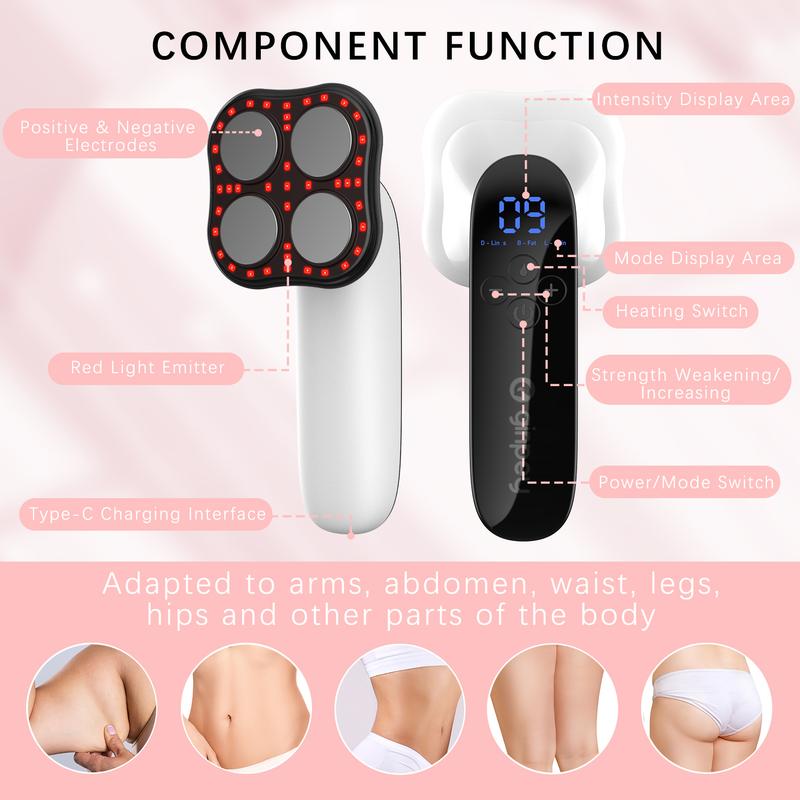 Body Massager, Professional Handheld Massager, Cordless Body Massager for Belly, Waist, Arm