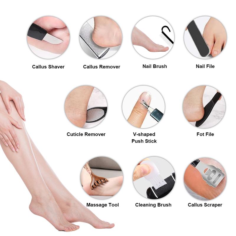 2025 New 19-in-1 Electric Foot Care Tool with Antler-Shaped Massager – Smooth & Refresh