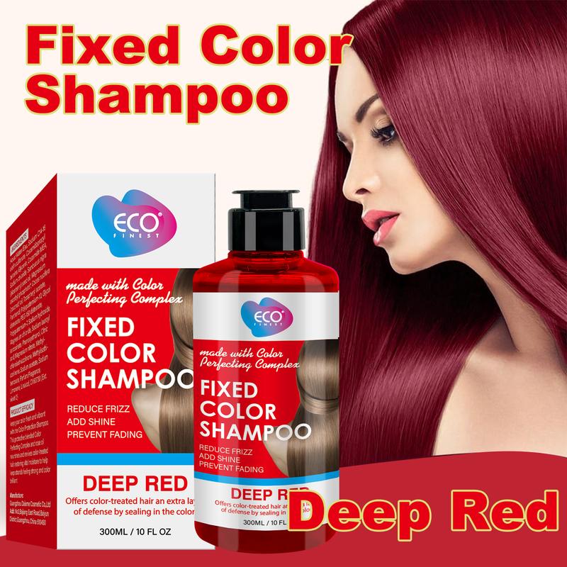 ECO Fixed Color Shampoo for Red Hair 300ml 10.144 oz - Suitable for Blonde, Silver, and Gray Hair Keeps Your Hair Red for Longer Conditioner Coconut Haircare christmas 2024 ornament