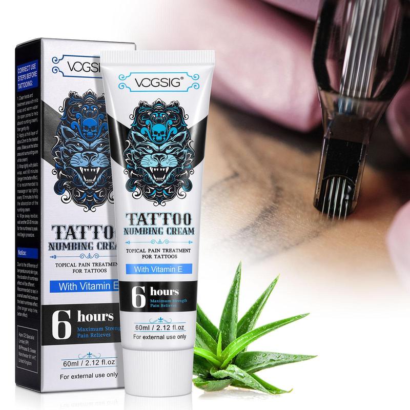 Tattoo Numbing Cream, Tattoo Aftercare Balm, Tattoo Care Cream, Moisturizing Tattoo Balm, Body Care Product for Men & Women