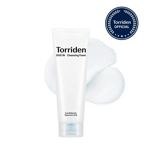 [Torriden Official Shop] DIVE-IN Cleansing Foam Face Wash 150ml | Hydrating Daily Facial Cleanser for All and Sensitive Skin, with Hyaluronic Acid, Panthenol, Allantoin