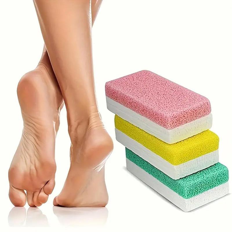 Double-sided Foot File, 7 Counts set Pumice Stone & Foam Side Foot Scrubber, Foot Dead Skin Remover, Pedicure Tool for Home & Spa Use