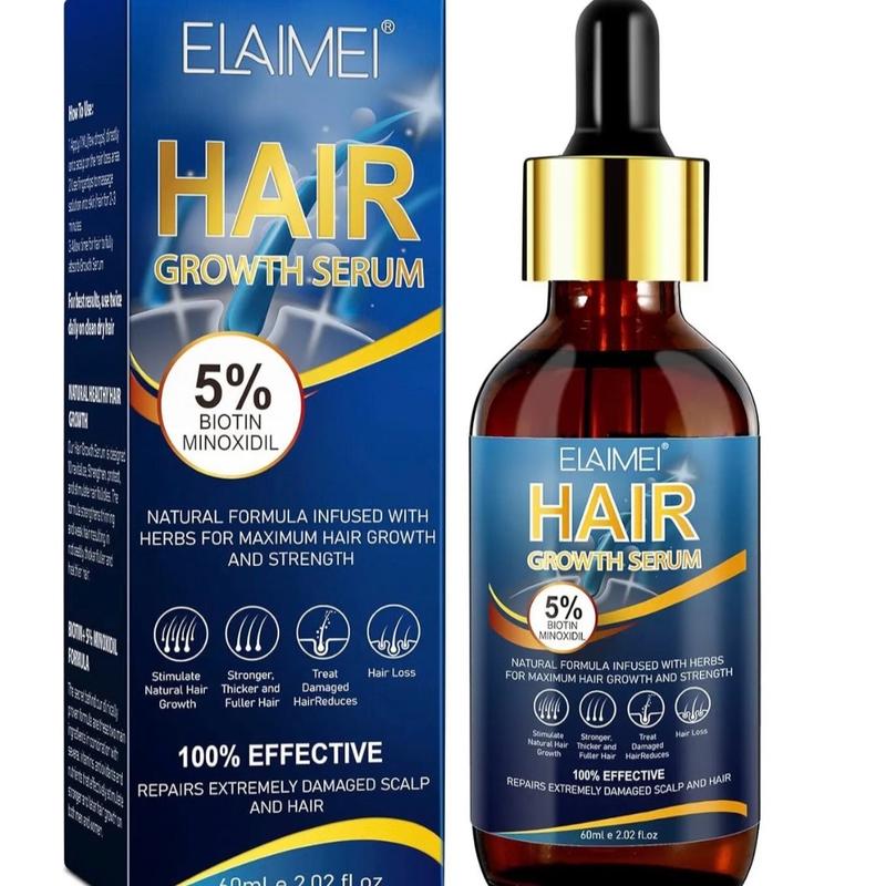 Hair Growth Oil with Minoxidil 5% Hair growth oil and beard growth serum rapid growth , can be used for hair and beard biotin oil