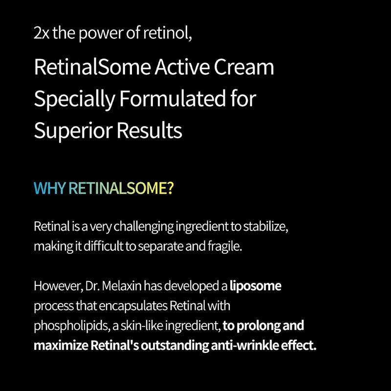 Dr. Melaxin - TX Retinalsome Double Effect Eye Cream 40g | DUAL-FORMULA KOREAN EYE CREAM BRIGHTENS & FIRMS UNDER EYE AREA