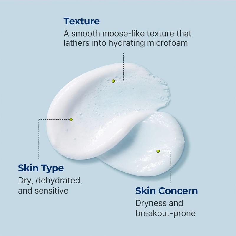 [Torriden Official Shop] DIVE-IN Cleansing Foam Face Wash 150ml | Hydrating Daily Facial Cleanser for All and Sensitive Skin, with Hyaluronic Acid, Panthenol, Allantoin