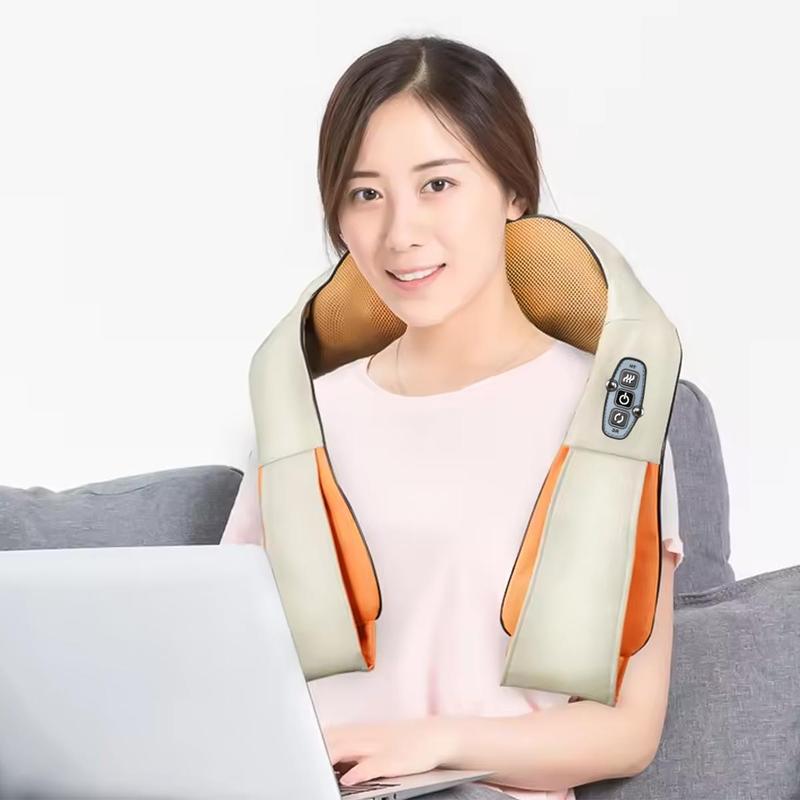 Electric Deep Tissue 3D Kneading Massage for Neck, Back, Shoulder, Foot and Leg, Portable for Car Use, Best Gifts for Women Men Mom Dad, Home Massage, Shiatsu Back Shoulder and Neck Massager with Heat,