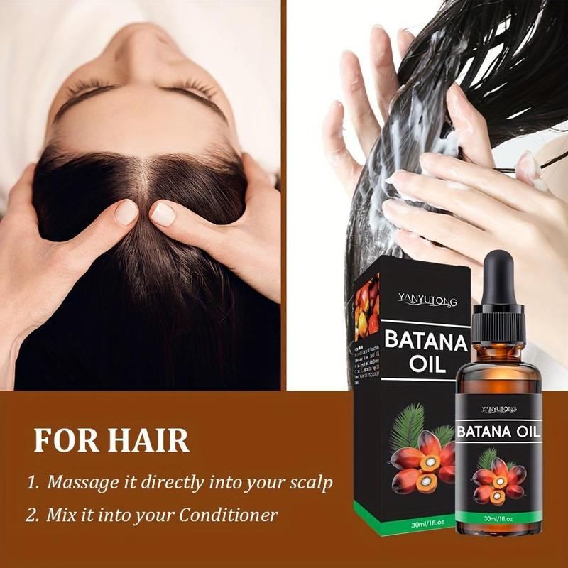 Batana Oil Hair Care Essential Oil, Deep Moisturizing & Smoothing Hair Oil, Hair Care & Styling Product for Dry & Damaged Hair