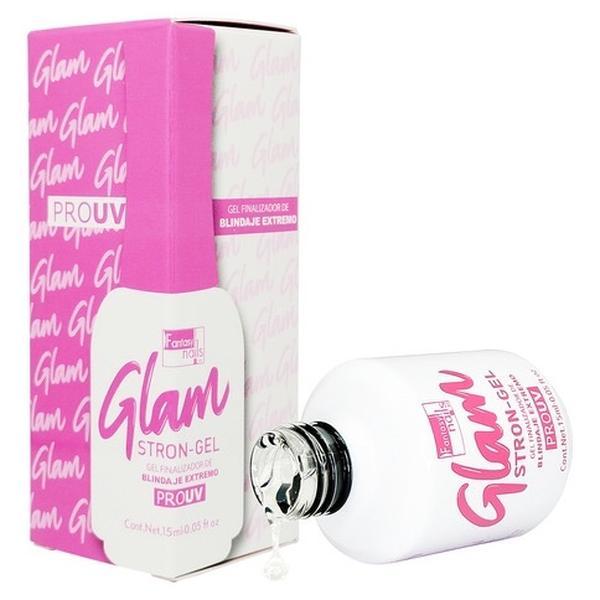 Fantasy Nails GLAM Top Coat Extra Shine - 15ml for Long-Lasting Nail Care