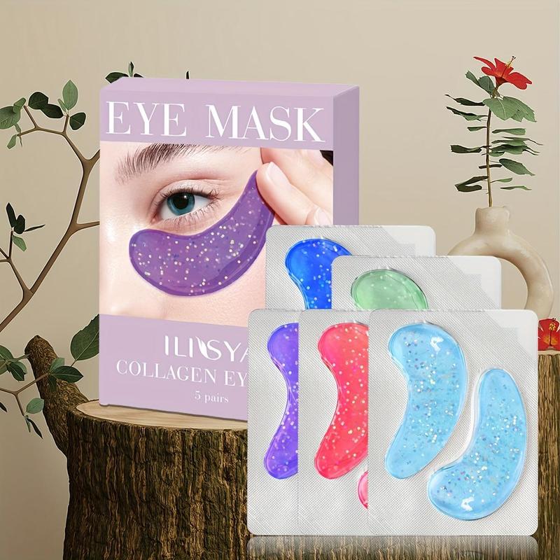 Moisturizing Eye Mask, 5 Pairs set Eye Care Mask, Eye Treatment Mask, Under Eye Mask, Hydrating Eye Mask, Professional Eye Care Products for Women & Men