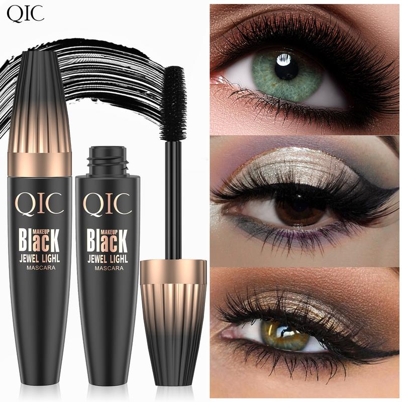 QIC XPTTEE Long-Lasting Mascara for All Lash Types, Waterproof Eyelash Cream, Volumizing and Lengthening Formula Makeup Cosmetic Makeup Cosmetic