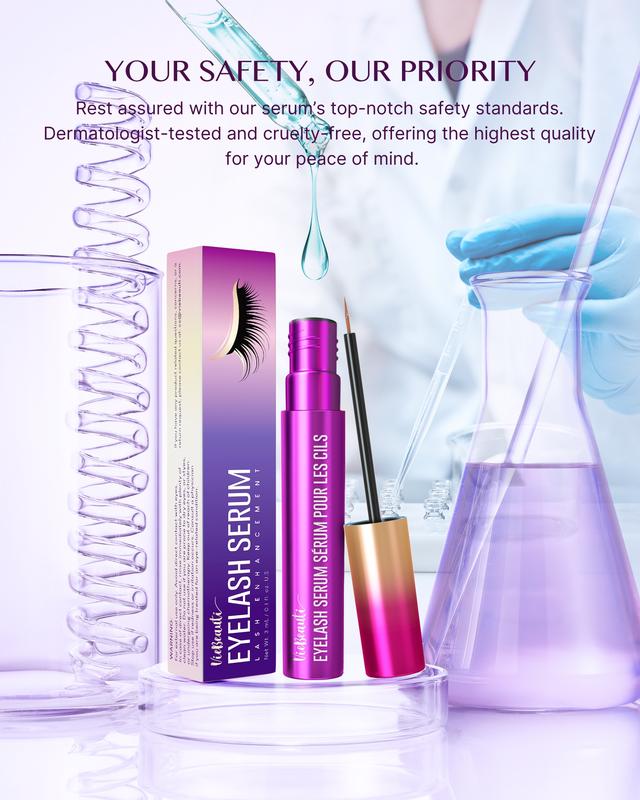 VieBeauti Premium Eyelash Serum (3ML) enhances lash length and fullness for a thicker look. Nourishing formula; packaging may vary