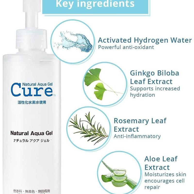 Cure Natural Aqua Exfoliating Gel for Gentle Skincare Comfort