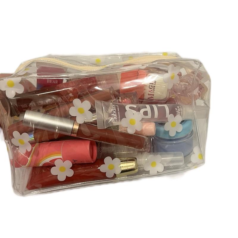 24 & 28 Piece Lip Bundle with makeup bag