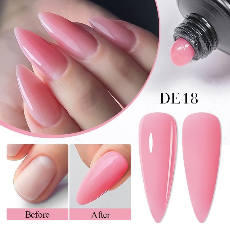 Quick Extension Gel Nail Polish Set, 1 Set Finger Prolong Construct Hard Gel & Tool Accessories, DIY Nail Art & Nail Polish Supplies