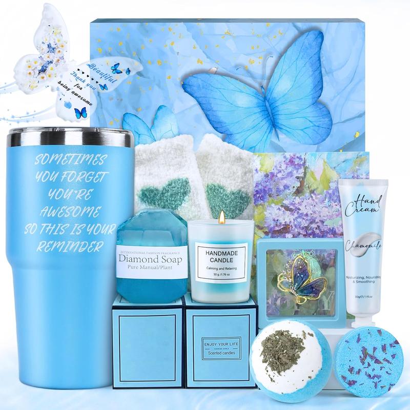 Mom Birthday Gift Basket Women, Self Care Package Relaxation Spa Gift Sets Women, Get Well Soon Gift Basket for Best Friend, Sister, Coworker, Secretary, Mothers Day Christmas Anniversary Gifts Women