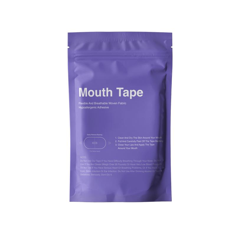 Mouth tape Prevents open mouth breathing and improves face shape