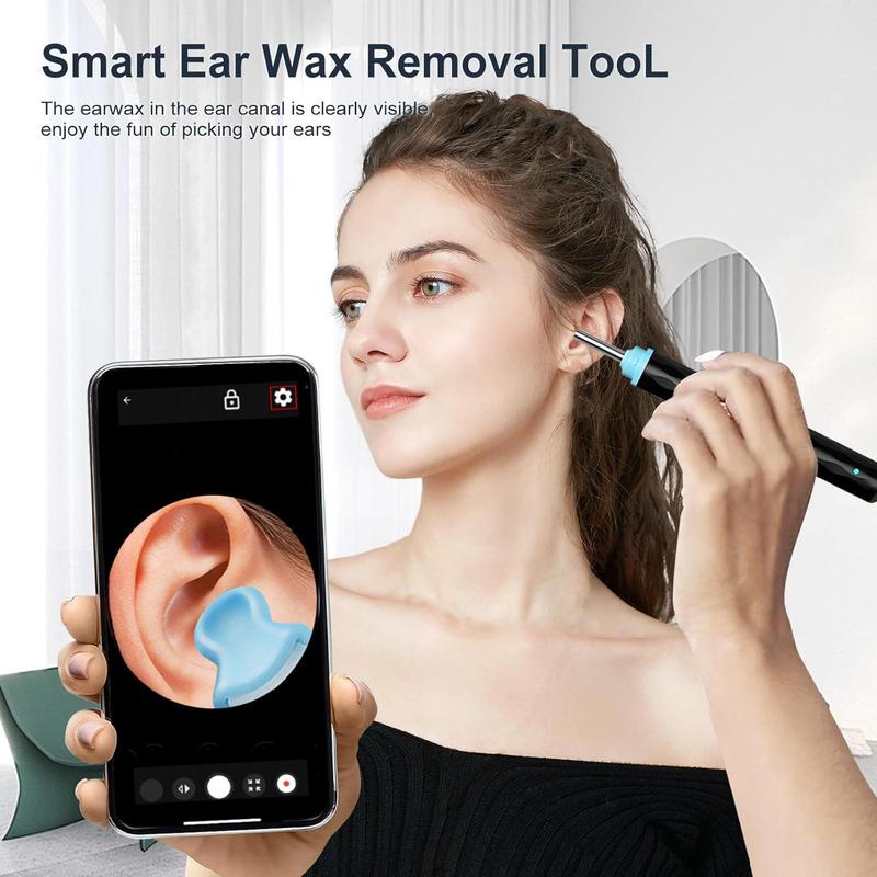 Intelligent Visual Ear Scoop, 1 Set Rechargeable Ear Cleaner with Camera, Safe & Easy Earwax Removal Tool for Home Use