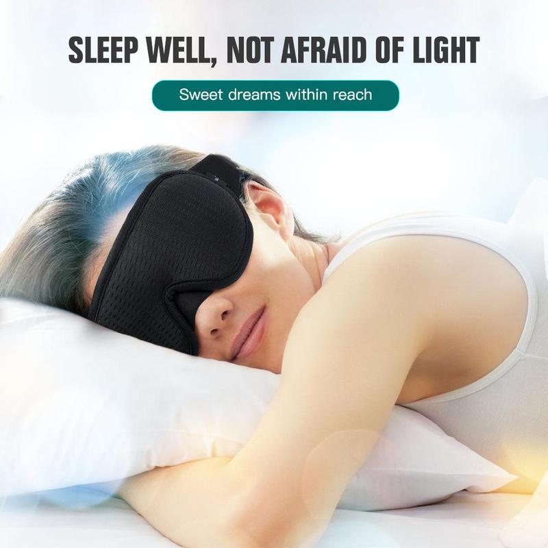 Comfort 3D Blackout Sleep Mask, Eye Mask for Sleeping, 3D Sleeping Mask for Women & Men, Comfortable & Breathable Contoured Sleep Mask, Eye Cover, Back To School Summer Must Haves, Fall Gift, Shop Tiktok Shop, Christmas Gift